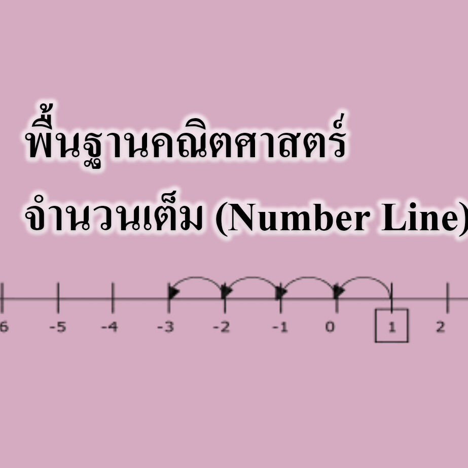 พื้นฐานคณิตศาสตร์ จำนวนเต็ม (Number Line)