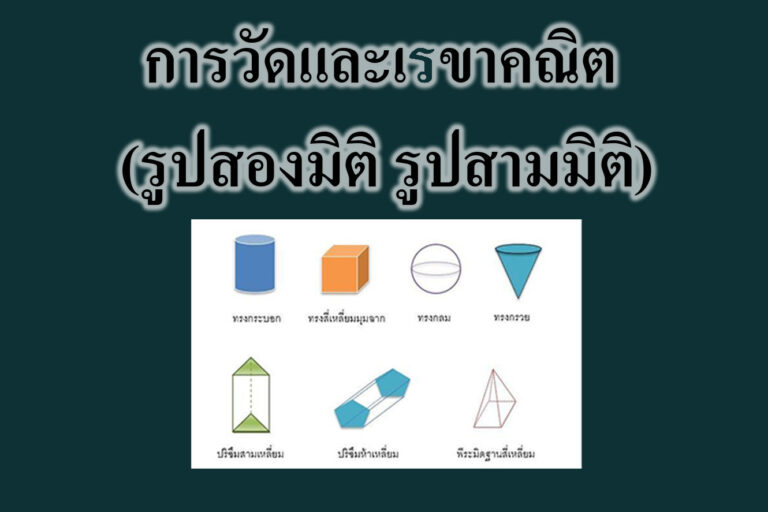 การวัดและเรขาคณิต (รูปสองมิติ รูปสามมิติ)