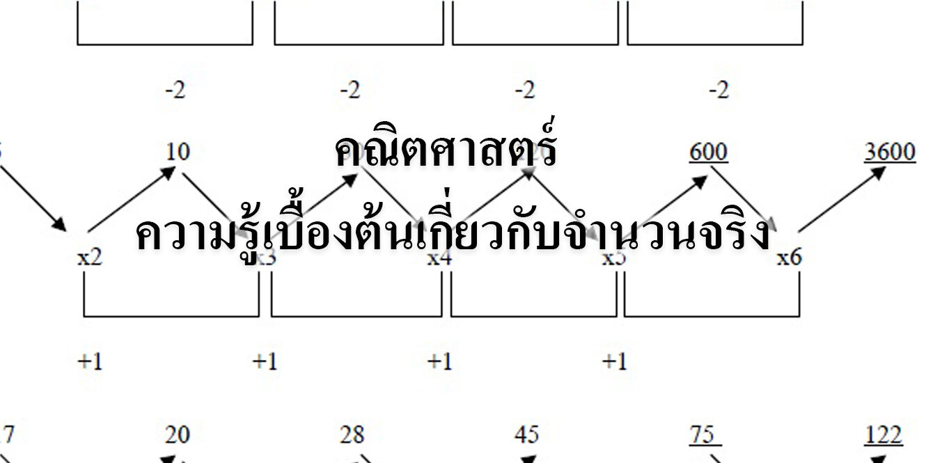 ความรู้เบื้องต้นเกี่ยวกับจำนวนจริง