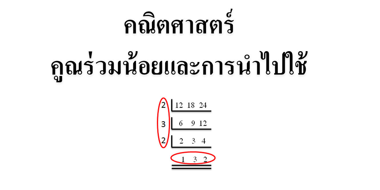 คูณร่วมน้อยและการนำไปใช้ คูณร่วมน้อยและการนำไปใช้