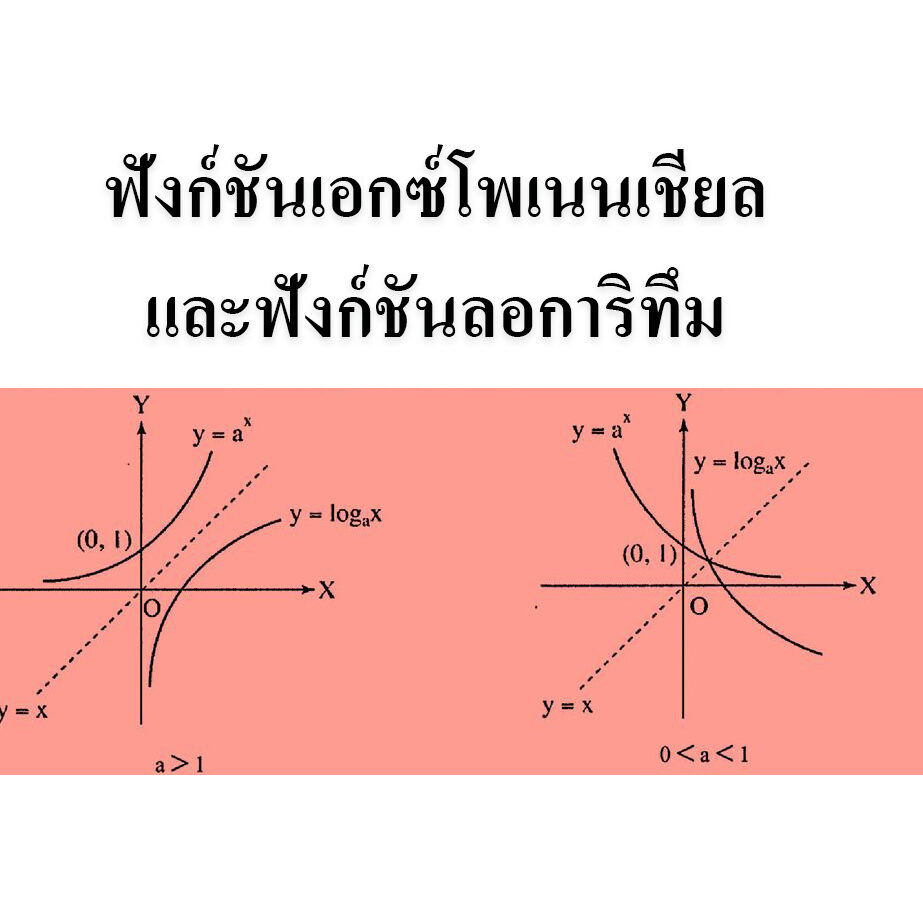 ฟังก์ชันเอกซ์โพเนนเชียลและฟังก์ชันลอการิทึม