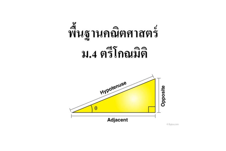 ตรีโกณมิติ (Trigonometry) ตรีโกณมิติ (Trigonometry)