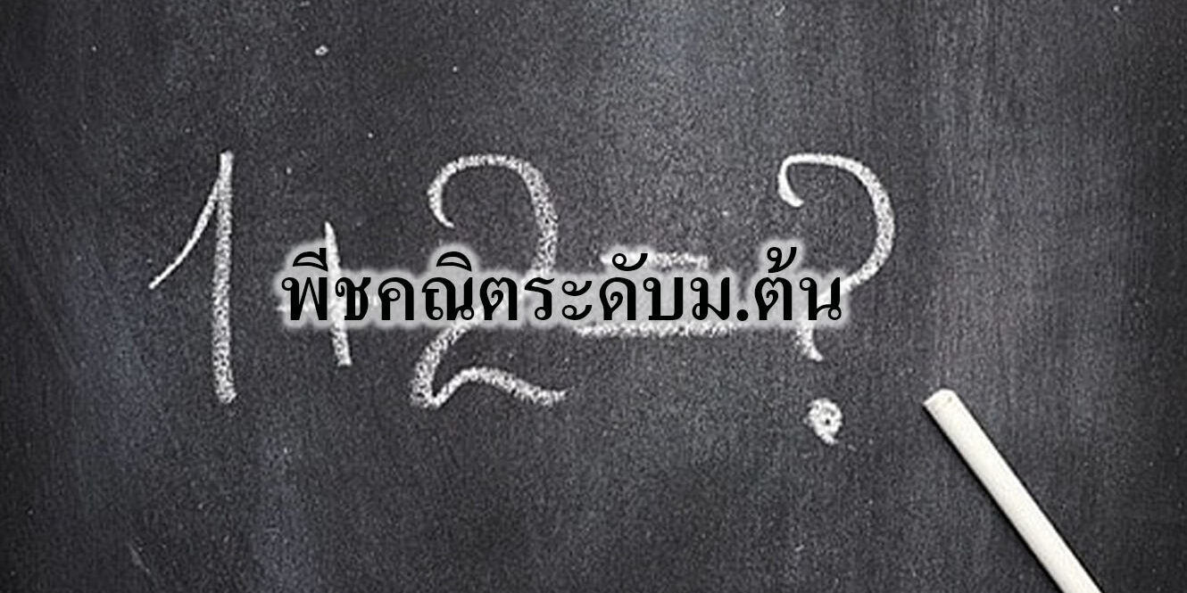 พีชคณิตระดับมต้น พีชคณิตระดับม.ต้น