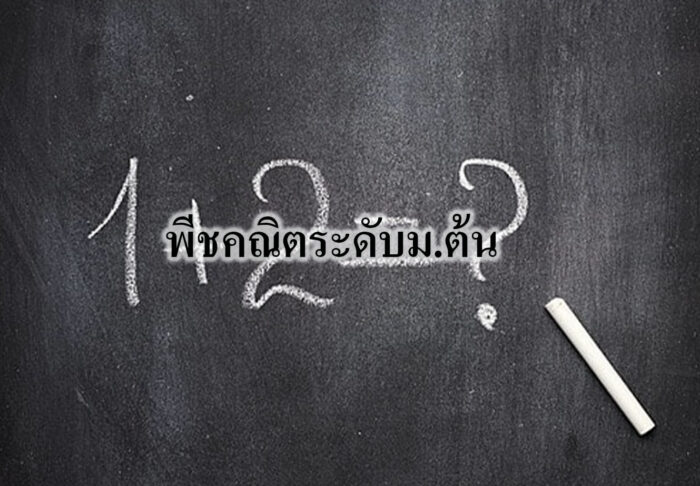 พีชคณิตระดับมต้น พีชคณิตระดับม.ต้น