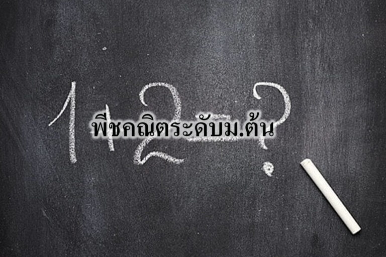 พีชคณิตระดับมต้น พีชคณิตระดับม.ต้น