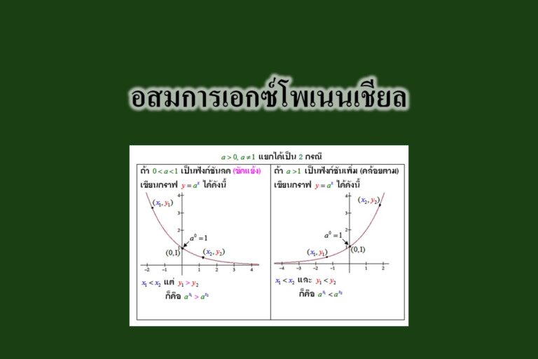 อสมการเอกซ์โพเนนเชียล