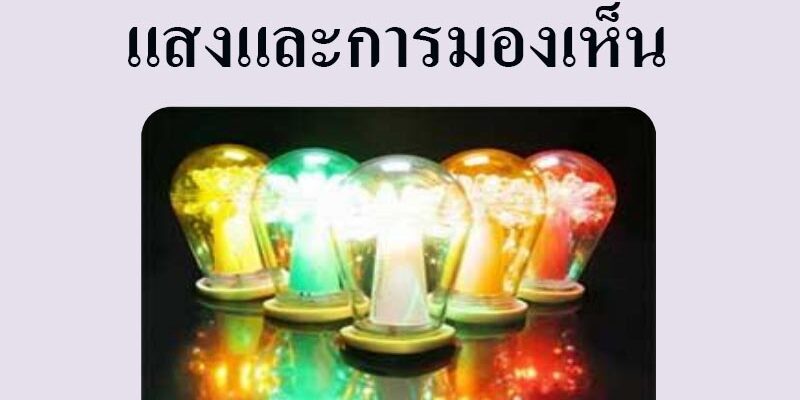 แสงและการมองเห็น แสงและการมองเห็น