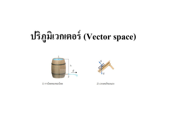 ปริภูมิเวกเตอร์ (Vector space)