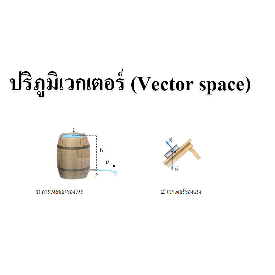 ปริภูมิเวกเตอร์ (Vector space)