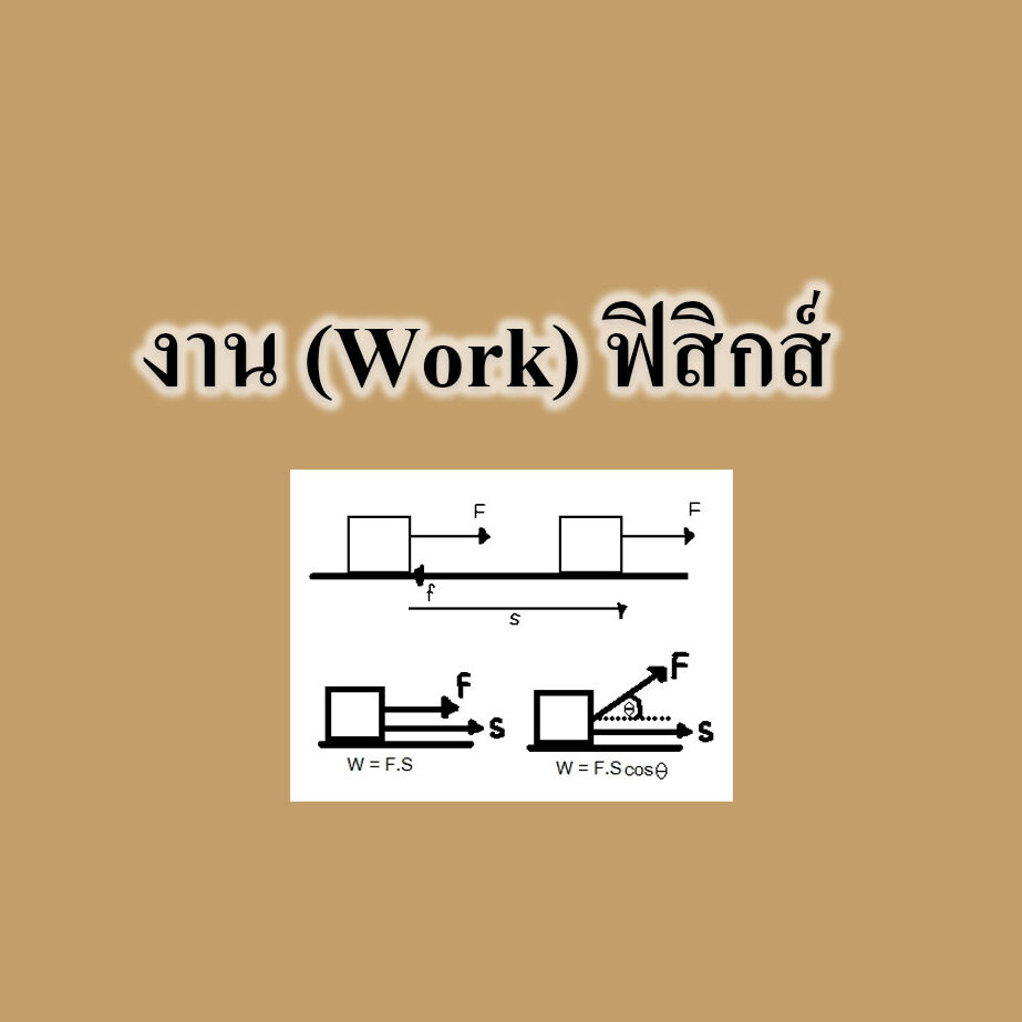ฟิสิกส์เรื่องงาน (Work) ฟิสิกส์เรื่องงาน (Work)