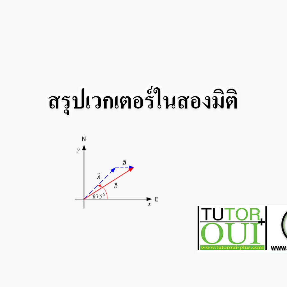 สรุปเวกเตอร์ในสองมิติ