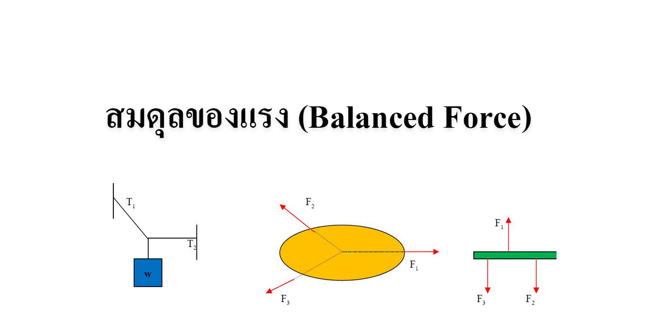 สมดุลของแรง (Balanced Force)
