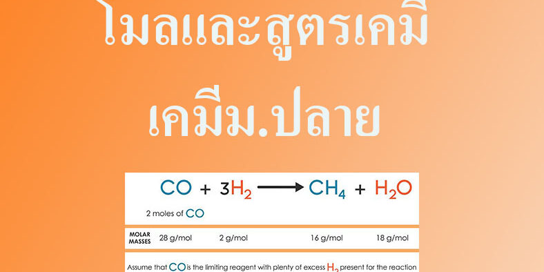โมลและสูตรเคมี-เคมีม.ปลาย