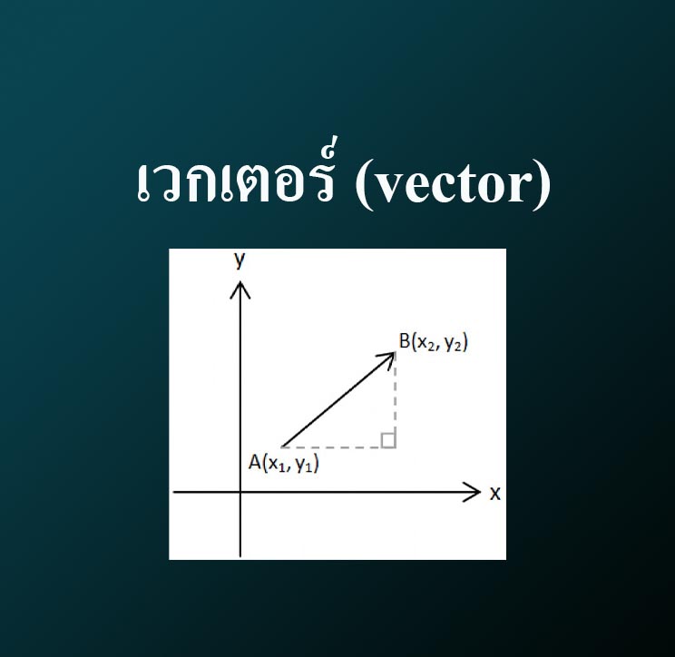 เวกเตอร์ (vector)-คณิตศาสตร์ออนไลน์ – Tuemaster เรียนออนไลน์ ม.ปลาย