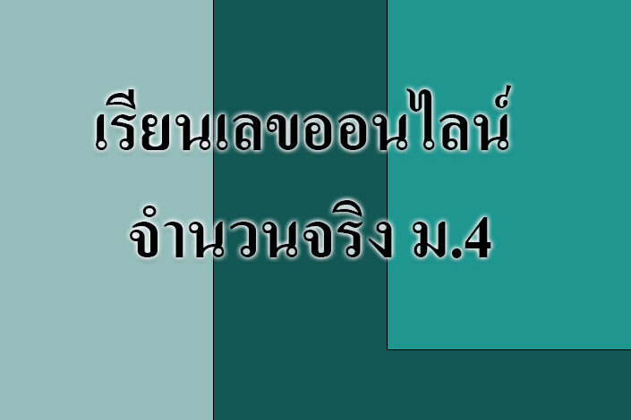 เรียนเลขออนไลน์ จํานวนจริง