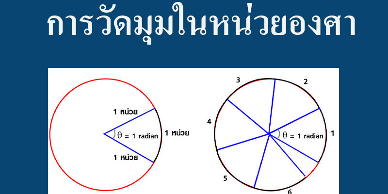ตรีโกณมิติ การวัดมุมในหน่วยองศา-การแปลงหน่วยเรเดียนและองศา – Tuemaster ...